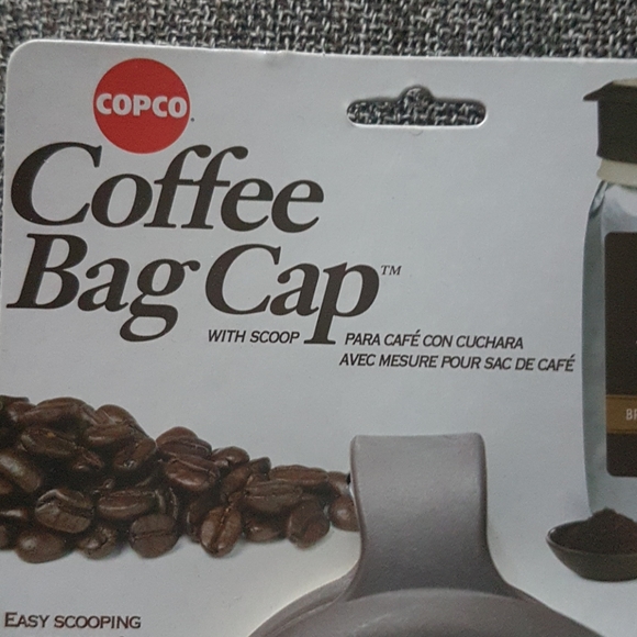Coffee bag cap with scoop - Picture 3 of 4
